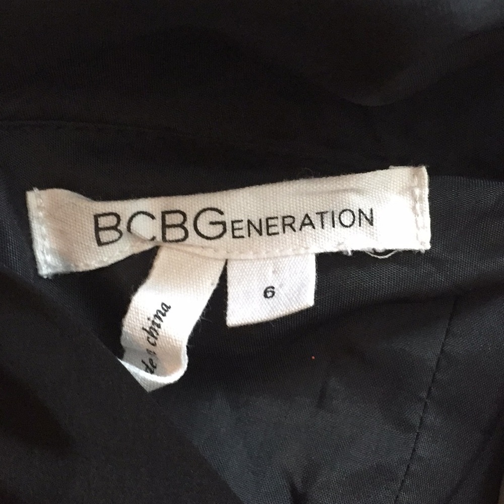 Black BCBG Mini Halter Dress w/Pockets!! - Picture 4 of 4